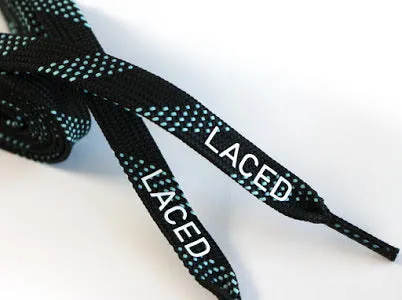 LACED APPAREL - WAXED LACES - BLACK