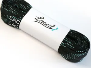 LACED APPAREL - WAXED LACES - BLACK