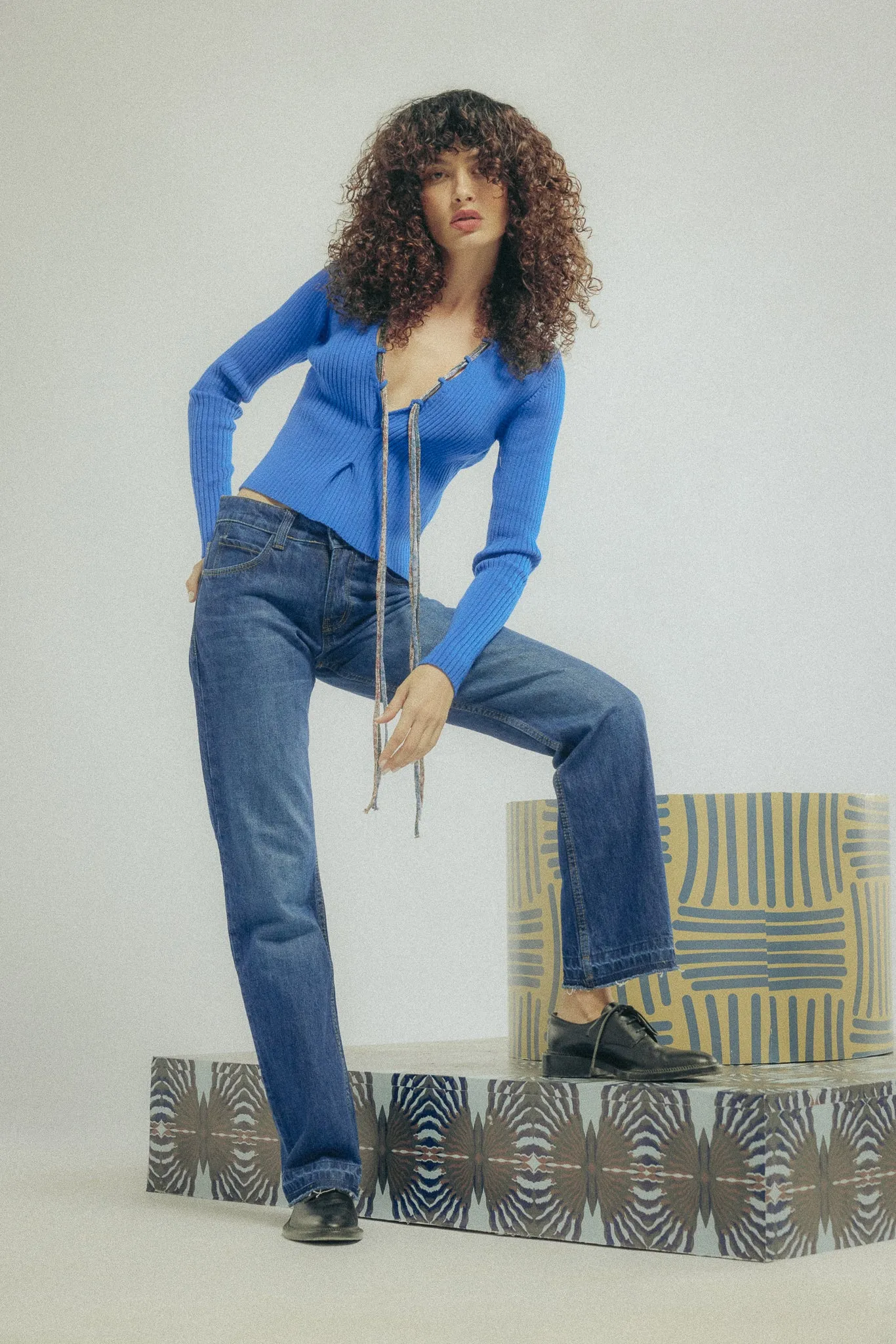 Laces Sweater Indigo