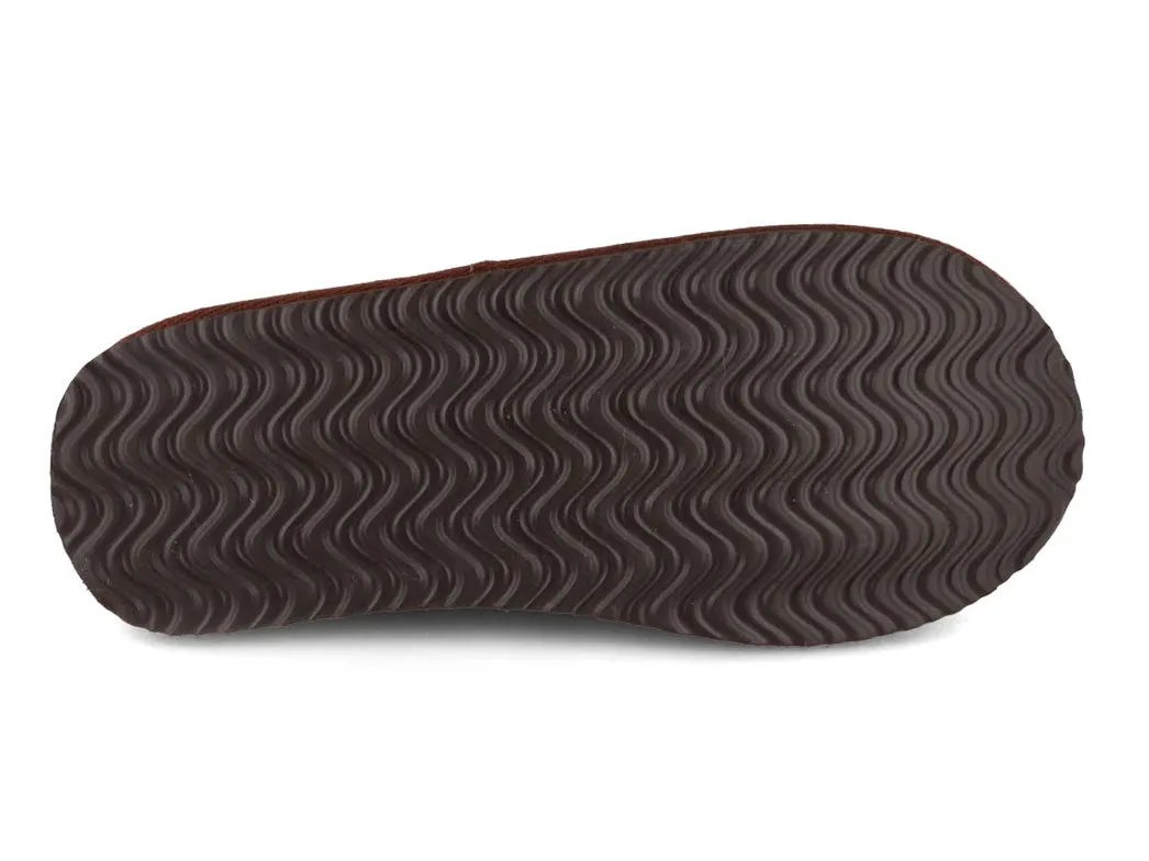 Lammbock 'Shearlock' luxurious lambskin slippers, camel brown