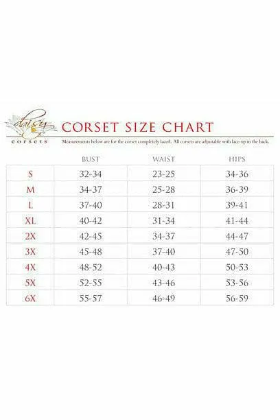 Lavish Celestial Underwire Bustier Top w/Removable Ruffle Sleeves