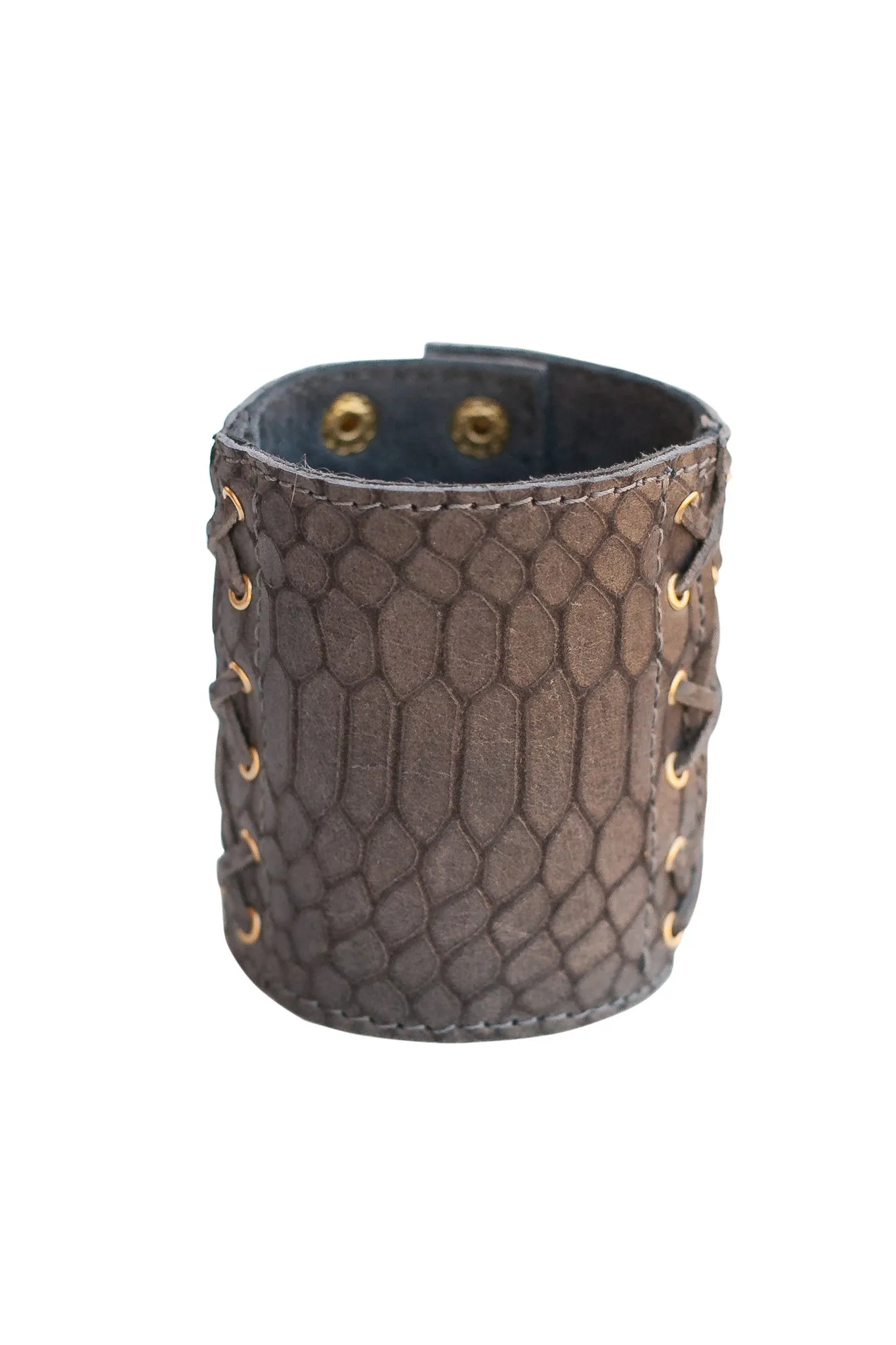 Leather Lace Up Cuff