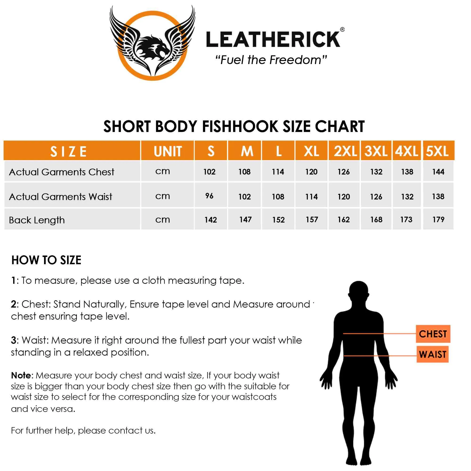 Leatherick Short Body Fish Hook Leather Waistcoat with Side Laces