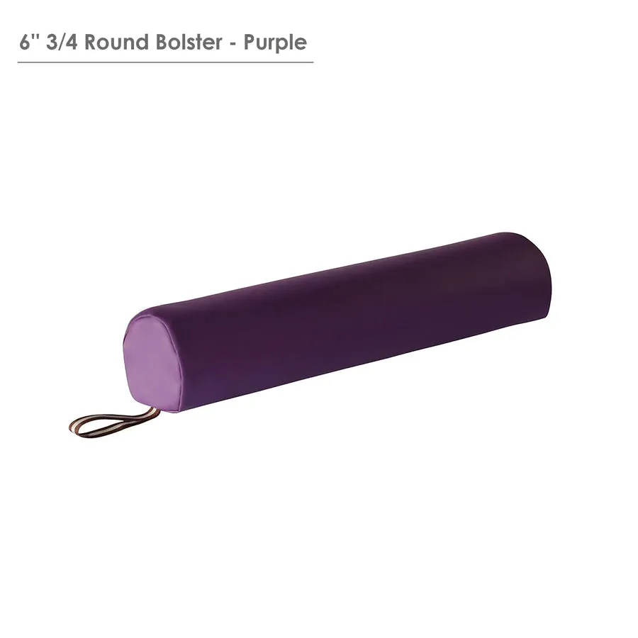 Master Massage 6" 3/4 Round Bolster for Massage Table, Royal Blue