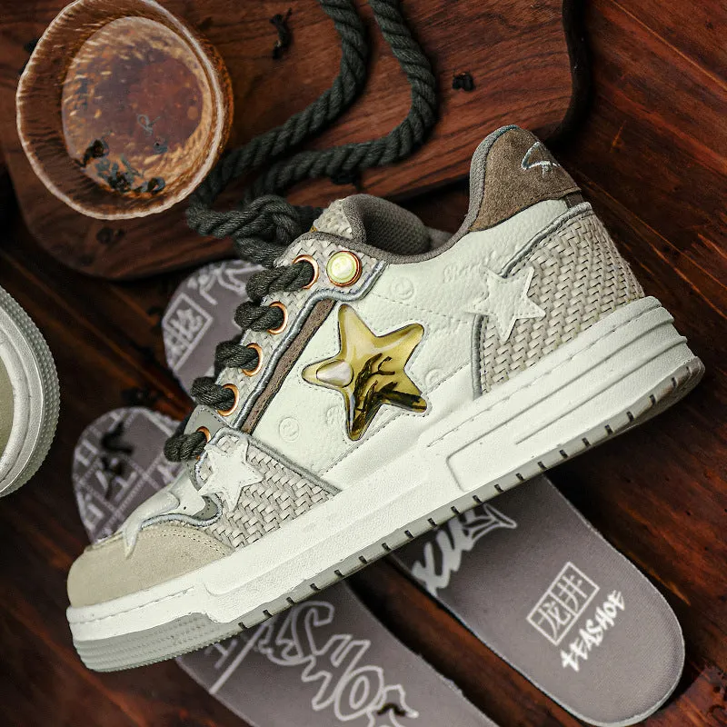 Men's And Women's Fashion All-match Low-top Platform Running Shoes