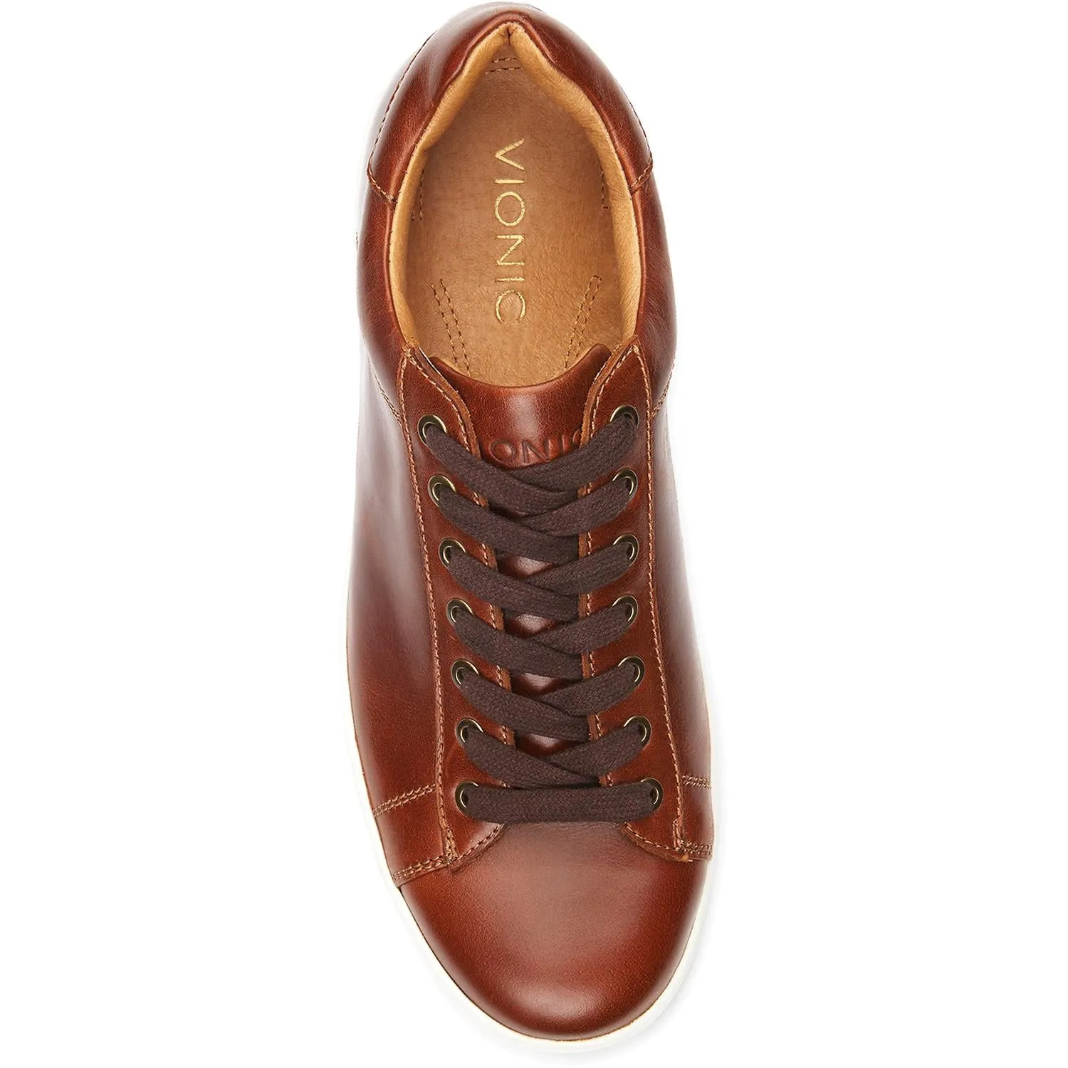 Men's Vionic Baldwin Dark Brown Leather