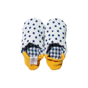 Merippa Slippers SS | Polka dots × Linen