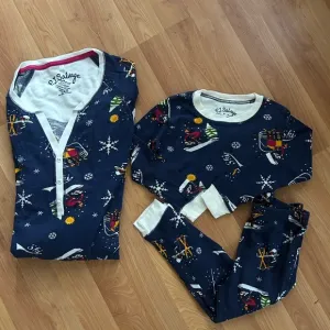 Mommy &amp; Me PJ Ski Pajama Gift Set