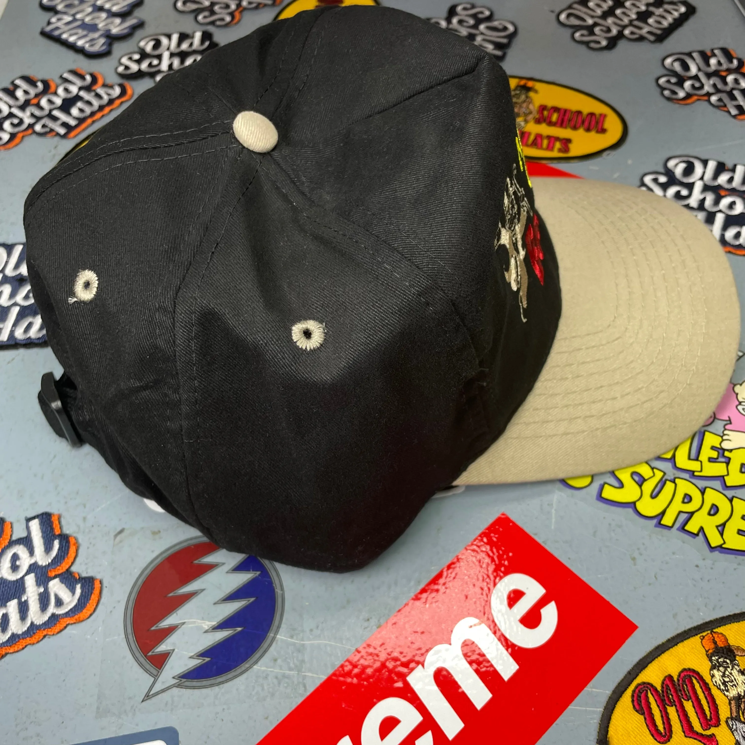 My Money Goes To Hash & Hats Vintage Custom Embroidered Strapback Cap Hat
