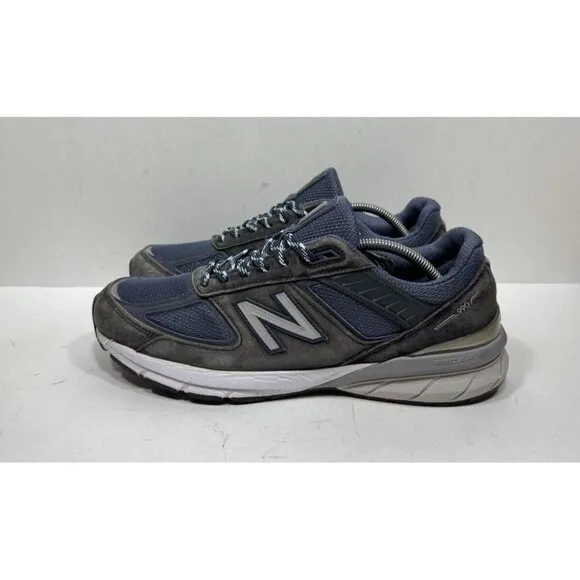 New Balance 990v5 Made In USA Navy Blue M990NV5 Suede Shoes Men’s Size 12 D