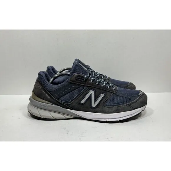 New Balance 990v5 Made In USA Navy Blue M990NV5 Suede Shoes Men’s Size 12 D