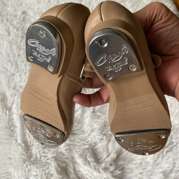 New Sz 9 Capezio Little girl Kid/Big Kid 3800 Mary Jane brown Tap dancing Shoes