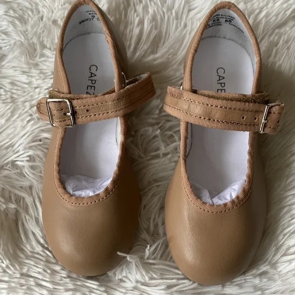 New Sz 9 Capezio Little girl Kid/Big Kid 3800 Mary Jane brown Tap dancing Shoes