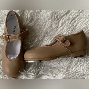 New Sz 9 Capezio Little girl Kid/Big Kid 3800 Mary Jane brown Tap dancing Shoes
