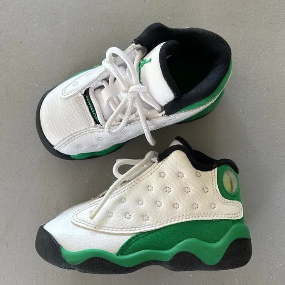 Nike Air Jordan 13 Retro baby  414581-113 Sneaker Lucky Green Jordan’s Size 5C