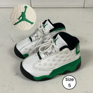 Nike Air Jordan 13 Retro baby  414581-113 Sneaker Lucky Green Jordan’s Size 5C