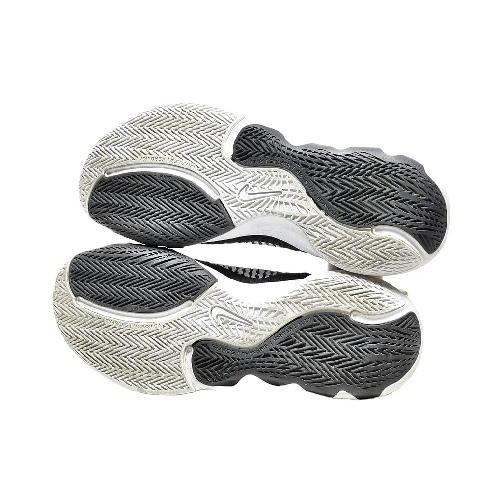 Nike Giannis Immortality Sport Shoes Fabric Black Color For Men