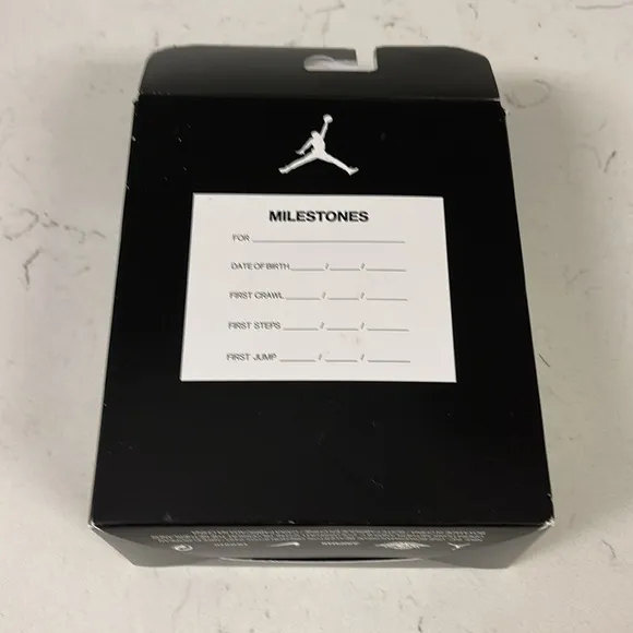Nike Jordan 1 Crib Bootie AT3745-400 Size 2C University Blue / Black-White
