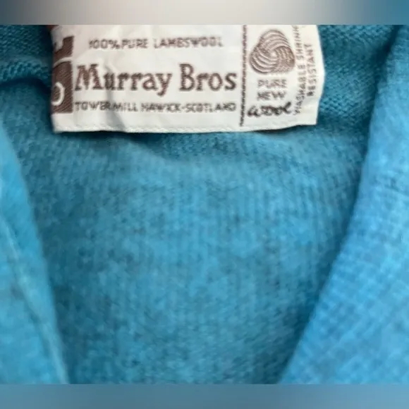 NWOT Murray Brothers pure lambswool sweater size S