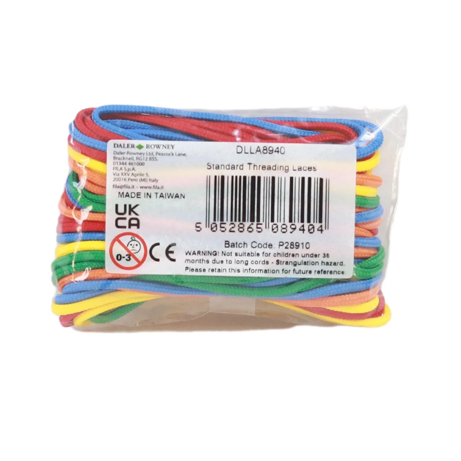 Pack of 10 - Threading Laces - 1m X 2mm