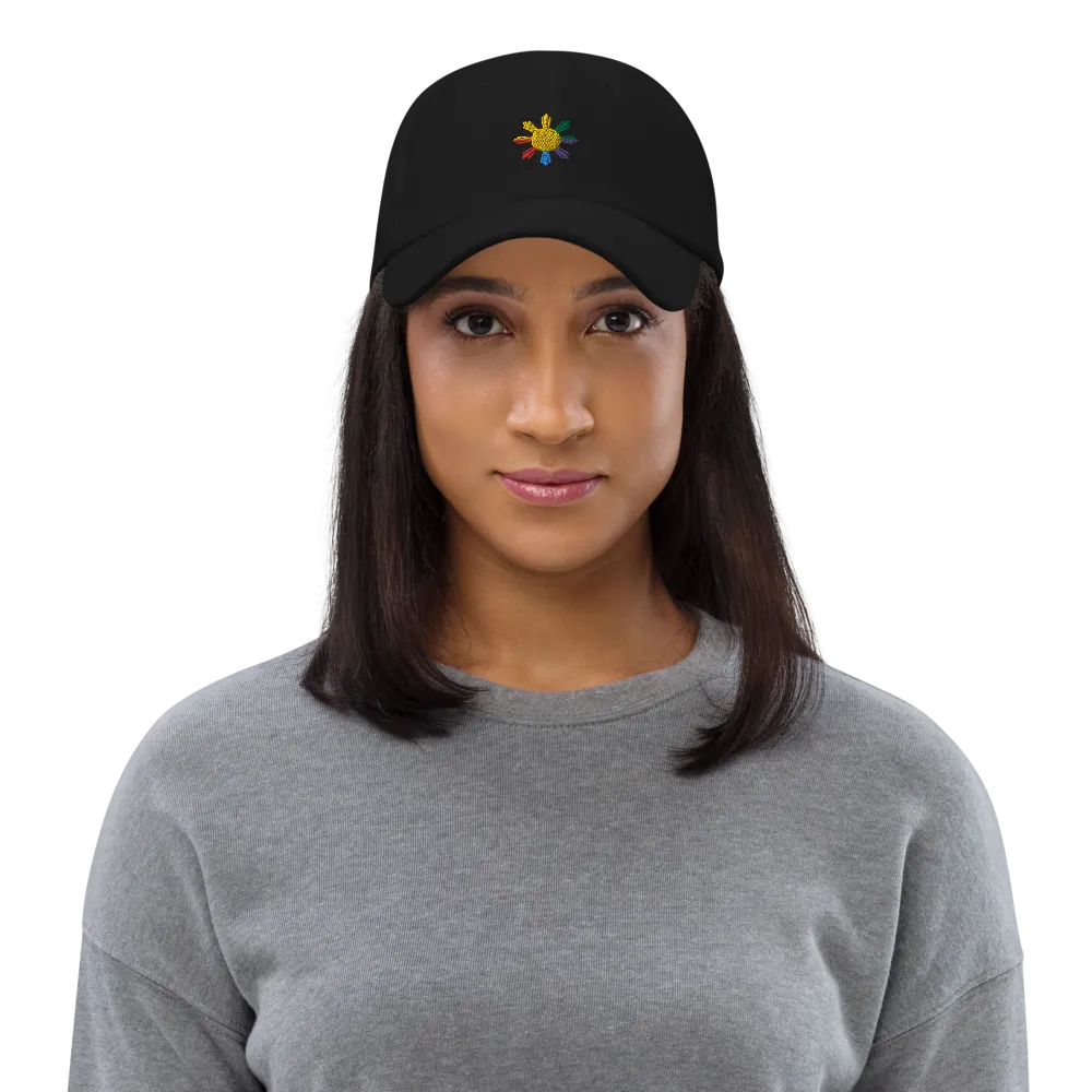Philippines Sun LGBTQ Dad Hat