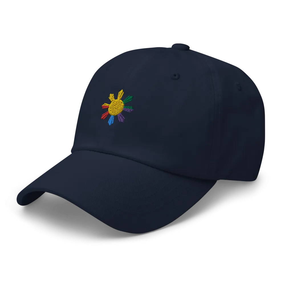 Philippines Sun LGBTQ Dad Hat