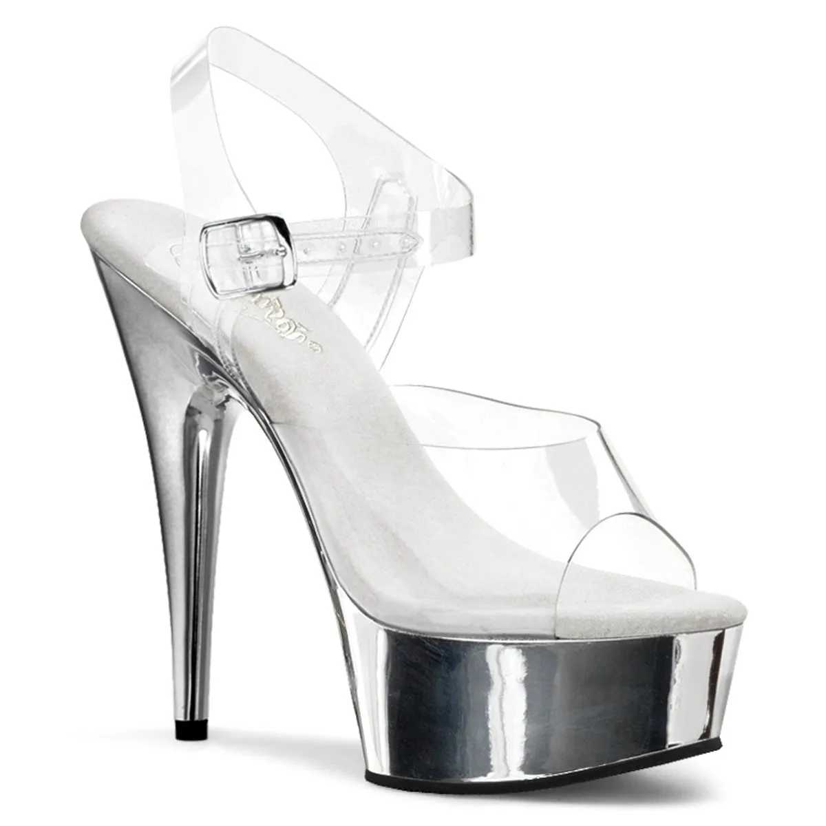 Pleaser Delight 608 Silver