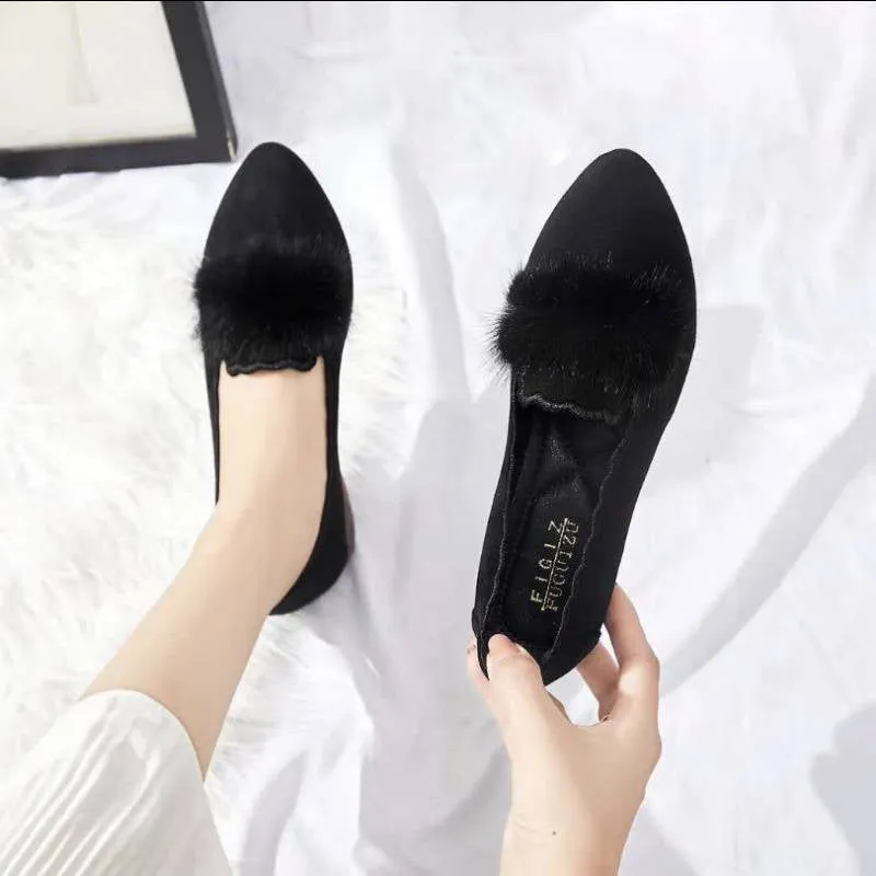 Plush Soft Sole Slip-On Shoes
