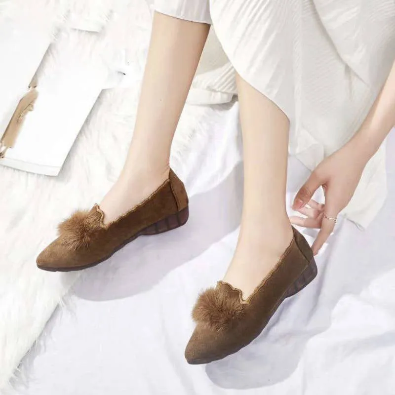 Plush Soft Sole Slip-On Shoes
