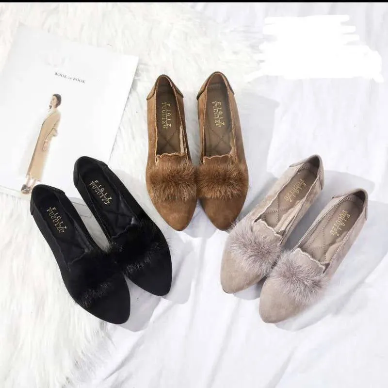 Plush Soft Sole Slip-On Shoes
