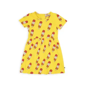 Popsicle Short Sleeve Skater Dress - 1 Left Size 10-12 years