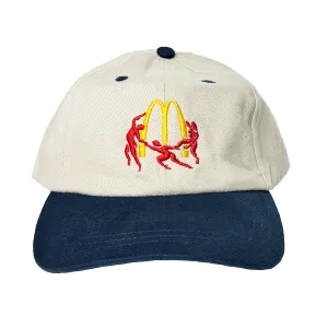 Quarter Pounder Six Panel Hat - Khaki/Navy