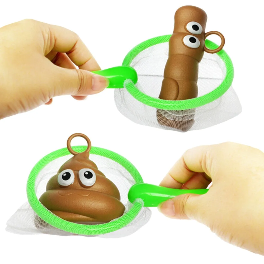 "Gone Fishing" for poop 8 PCS Toy Set