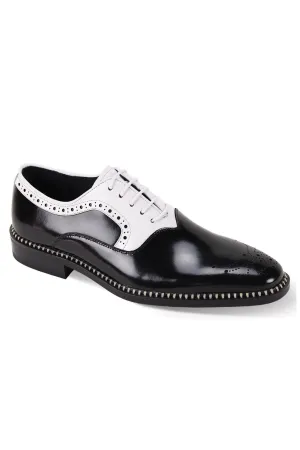 "Sawyer" Black & White Dress Shoes