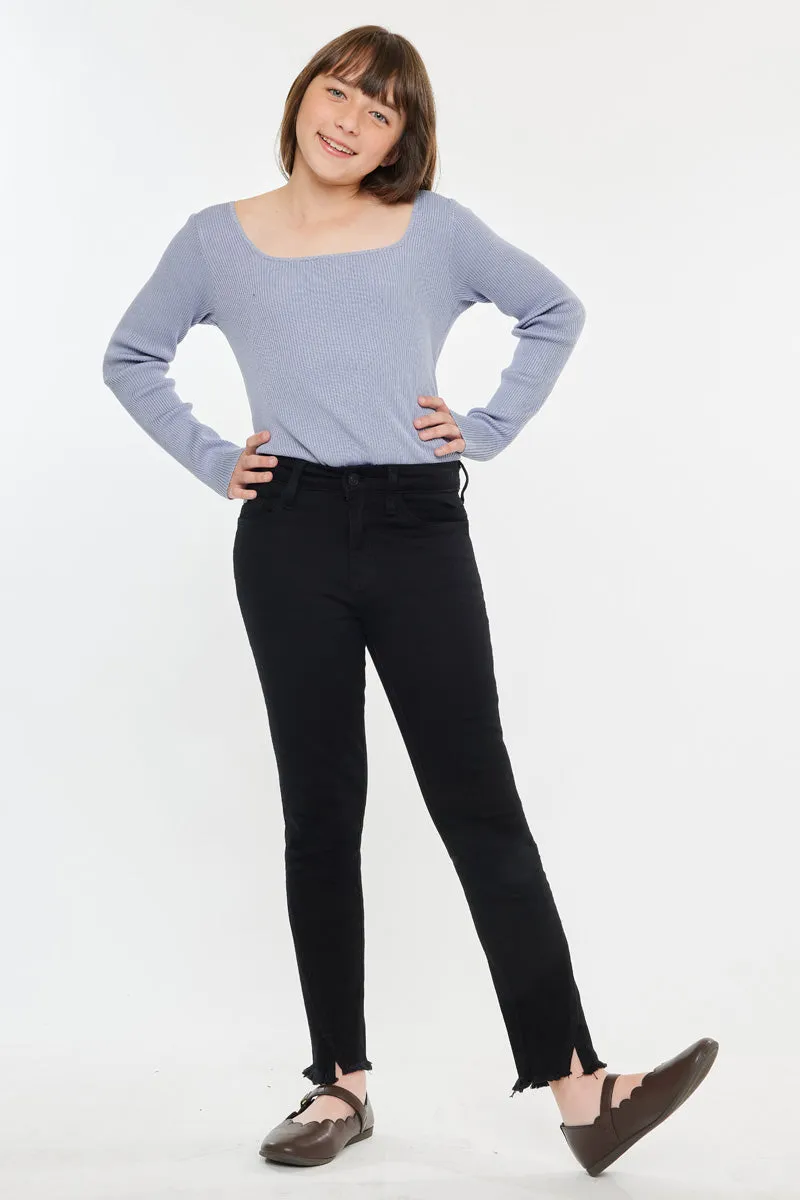 Rachell High Rise Ankle Skinny Kid Jeans