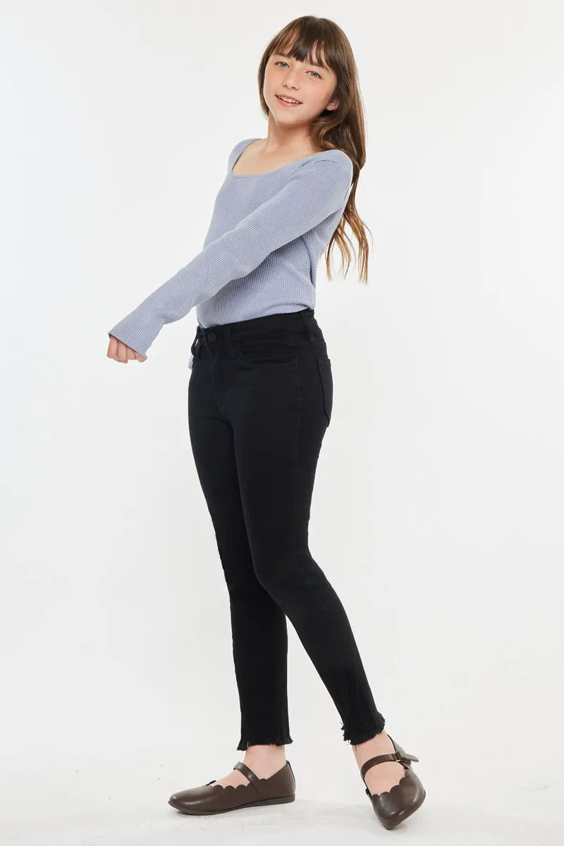 Rachell High Rise Ankle Skinny Kid Jeans