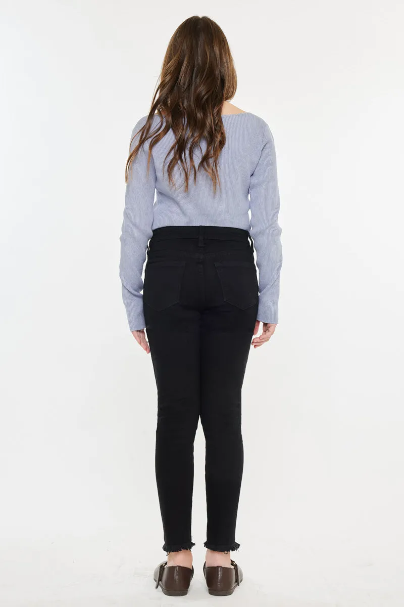 Rachell High Rise Ankle Skinny Kid Jeans