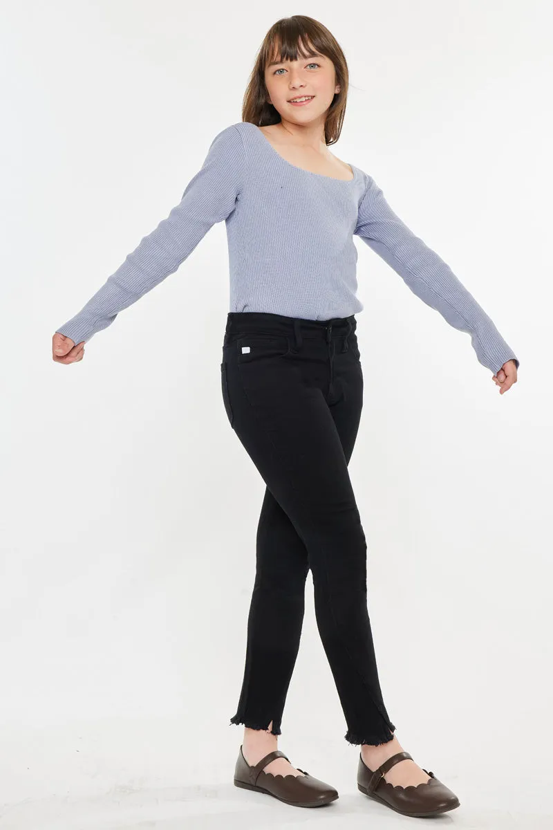 Rachell High Rise Ankle Skinny Kid Jeans