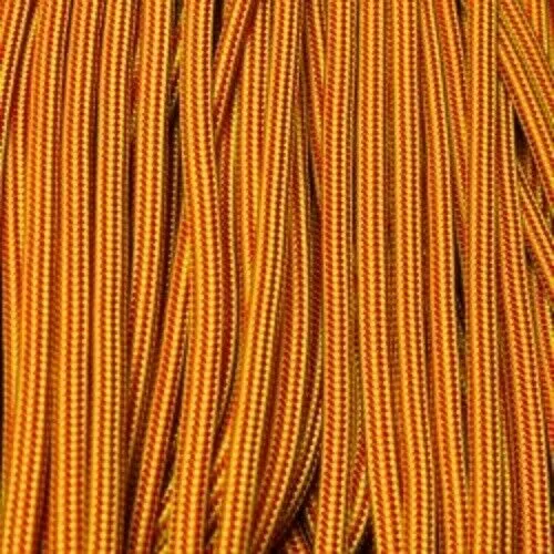 Red and Canary Yellow Boot Laces *Guaranteed for Life* 550 Paracord Steel Tip