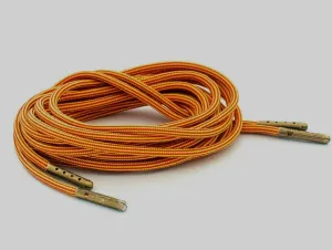 Red and Canary Yellow Boot Laces *Guaranteed for Life* 550 Paracord Steel Tip