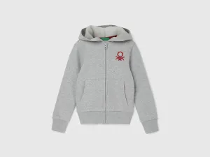 Regular Fit Hooded Solid Sweatshirt