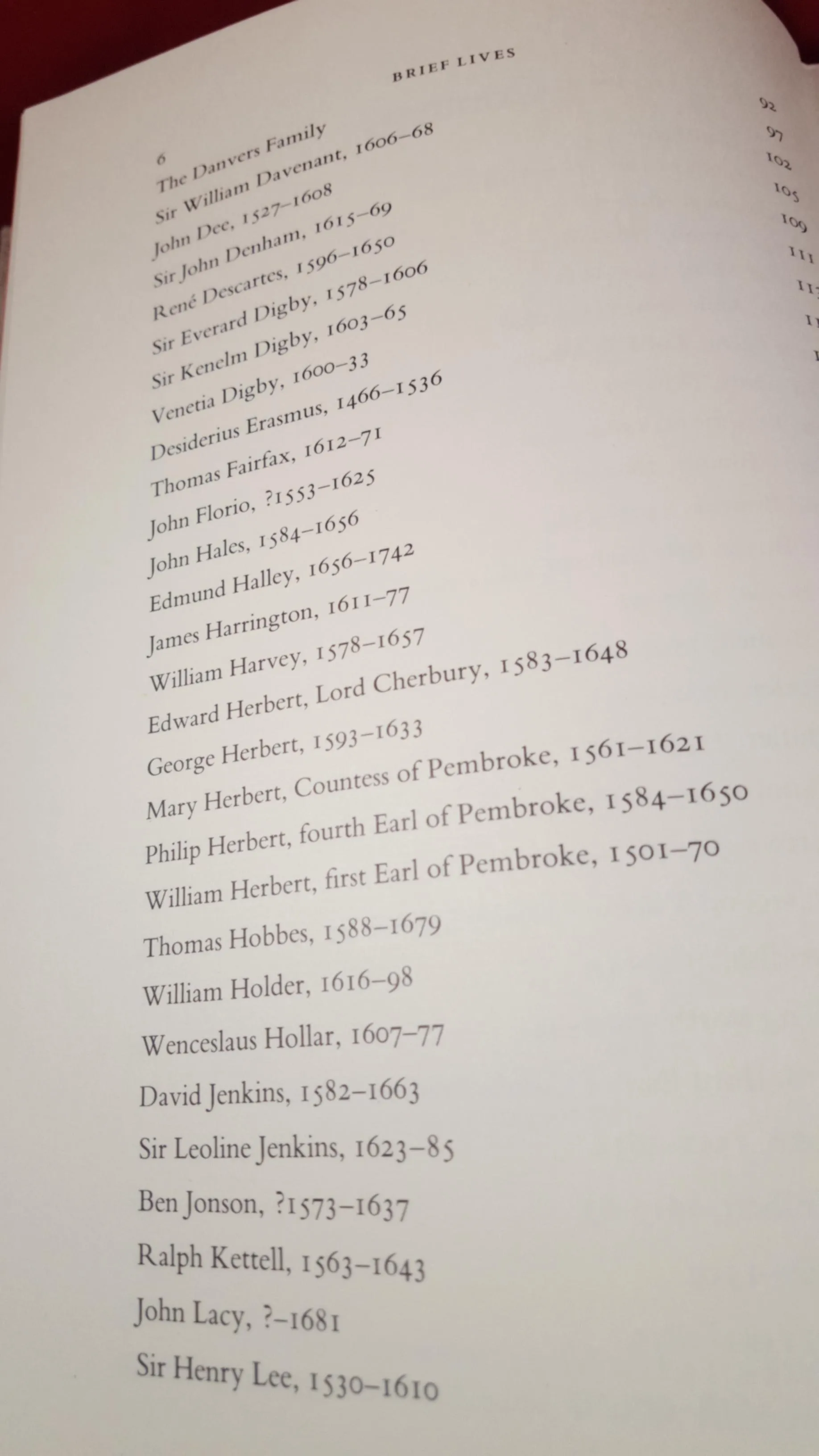Richard Barber - John Aubrey Brief Lives, The Folio Society, 1975