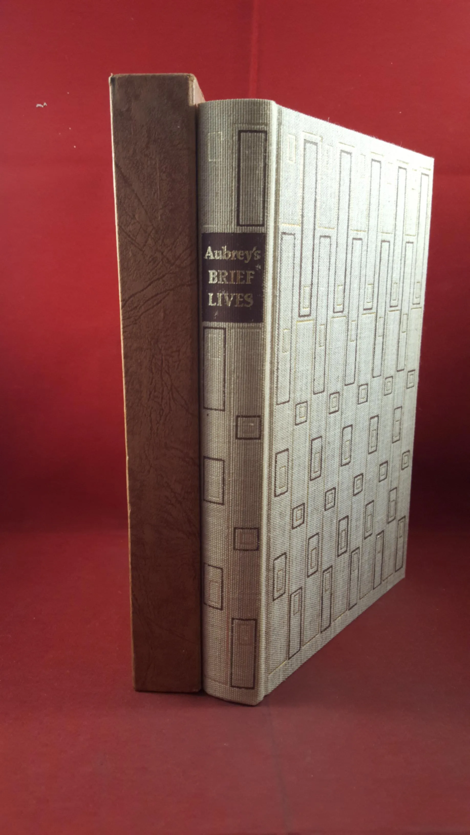 Richard Barber - John Aubrey Brief Lives, The Folio Society, 1975