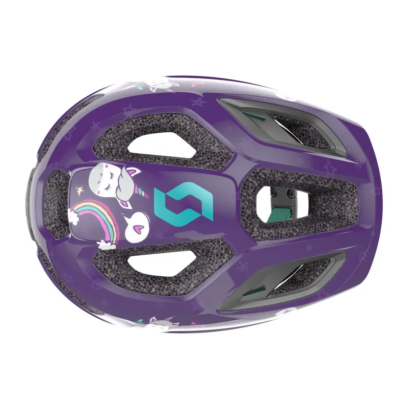 Scott Spunto Kid Helmet 46-52CM - Deep Purple / Blue