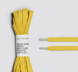 Shoe Lace Yellow with H Silver Tip