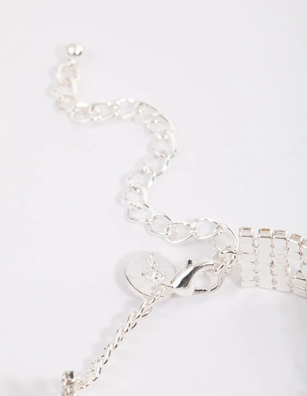 Silver Decorative Statement Anklet Pack