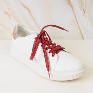 SL005 - Metallic Shoelaces - Red