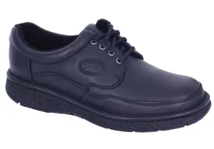 Slatters Award Mens Leather Wide Comfortable Lace Up Walking Shoes