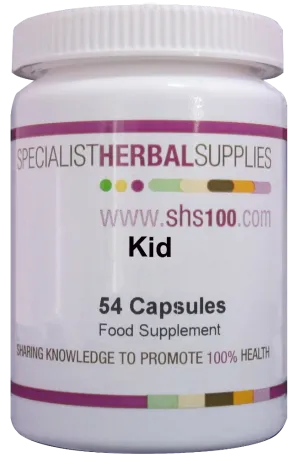 Specialist Herbal Supplies (SHS) Kid Capsules 54's