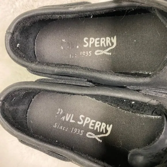 Sperry Top-Sider Men's Bermuda Leather Lace Up Boat Shoes, size 8M